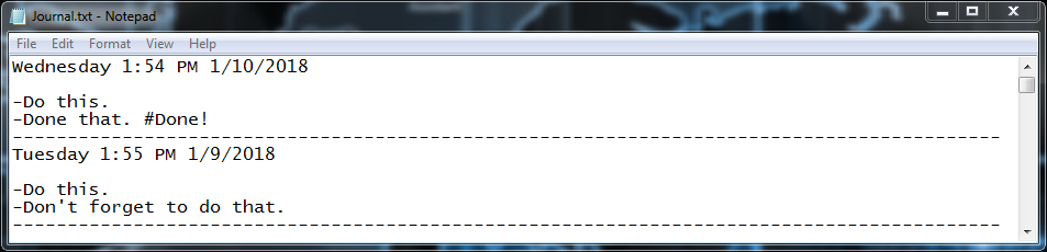 notepad